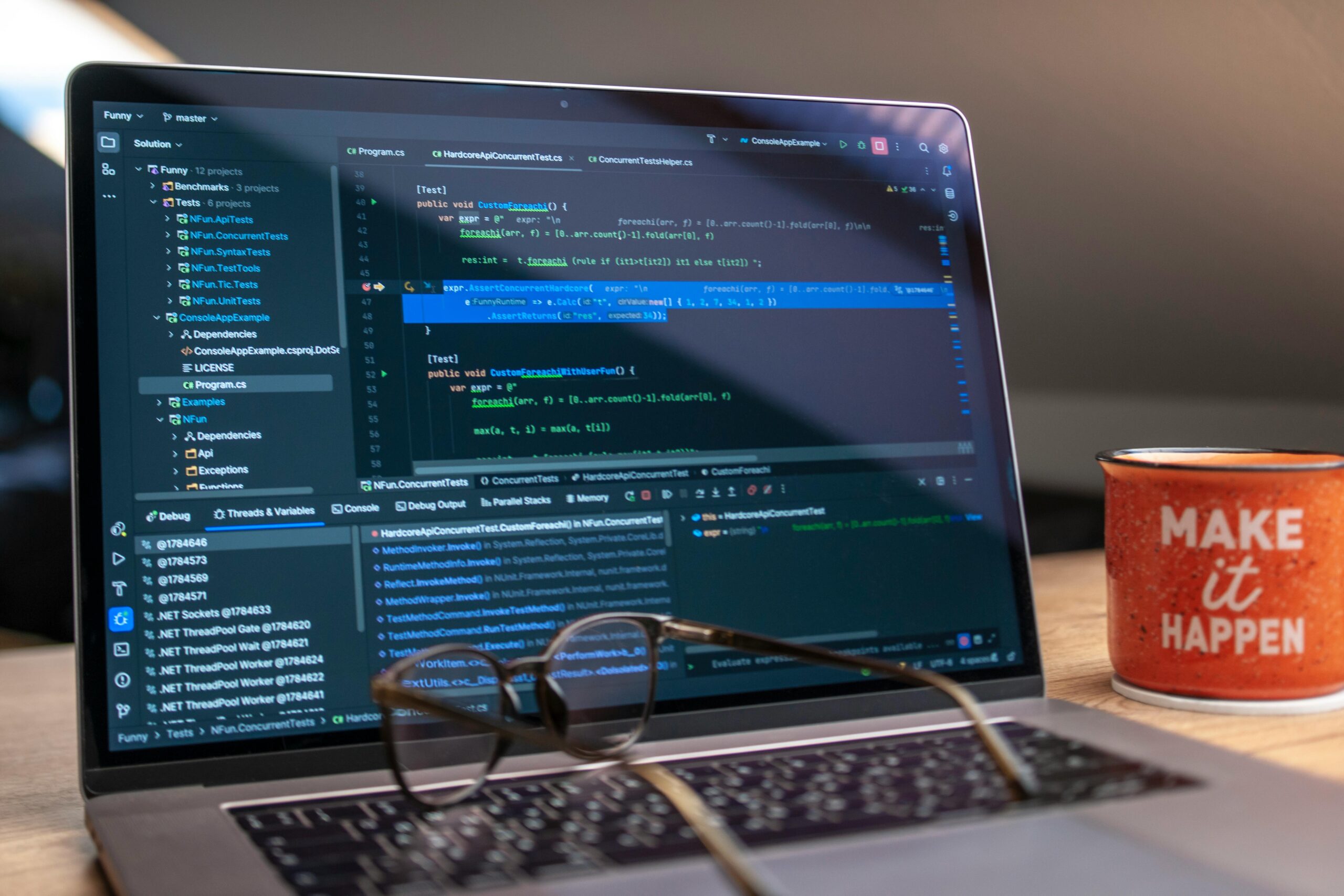 solo founder setting up MCP protocol on laptop workspace