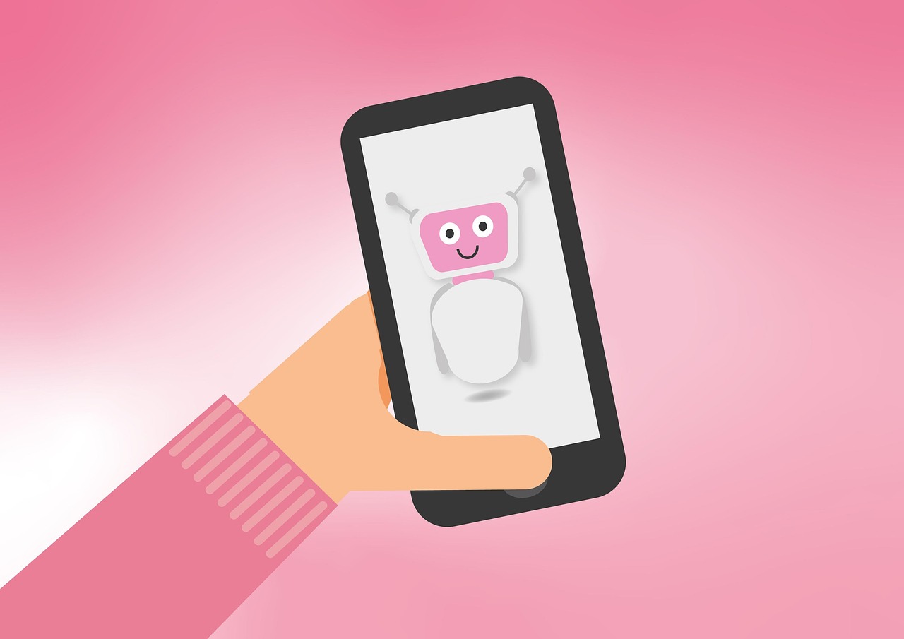 Solopreneur using AI tools on mobile device to manage business