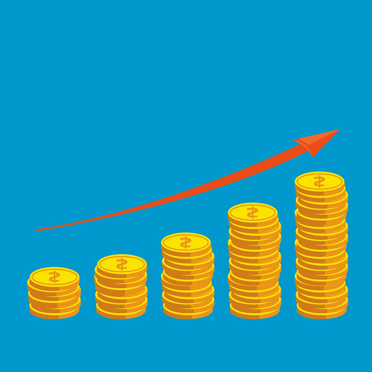 Income growth chart showing freelance earnings rising after AI automation for freelancers adoption