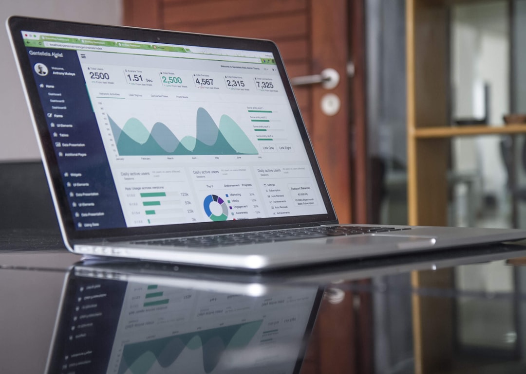 Solopreneur reviewing AI ROI growth strategy on a laptop