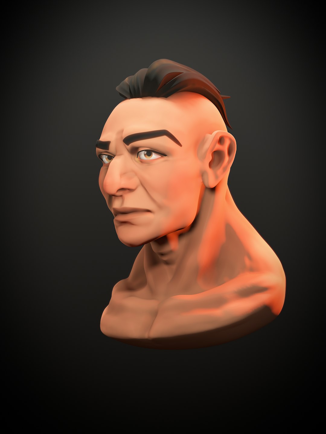 Solo 3D artist directing Blender scene with claude creative connectors prompt