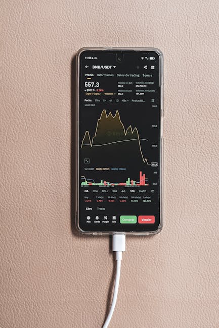Gemini Search Agents monitoring real-time market data on a smartphone