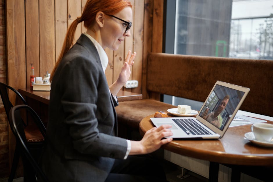 Solo founder running a remote meeting with Gemini Spark agent help