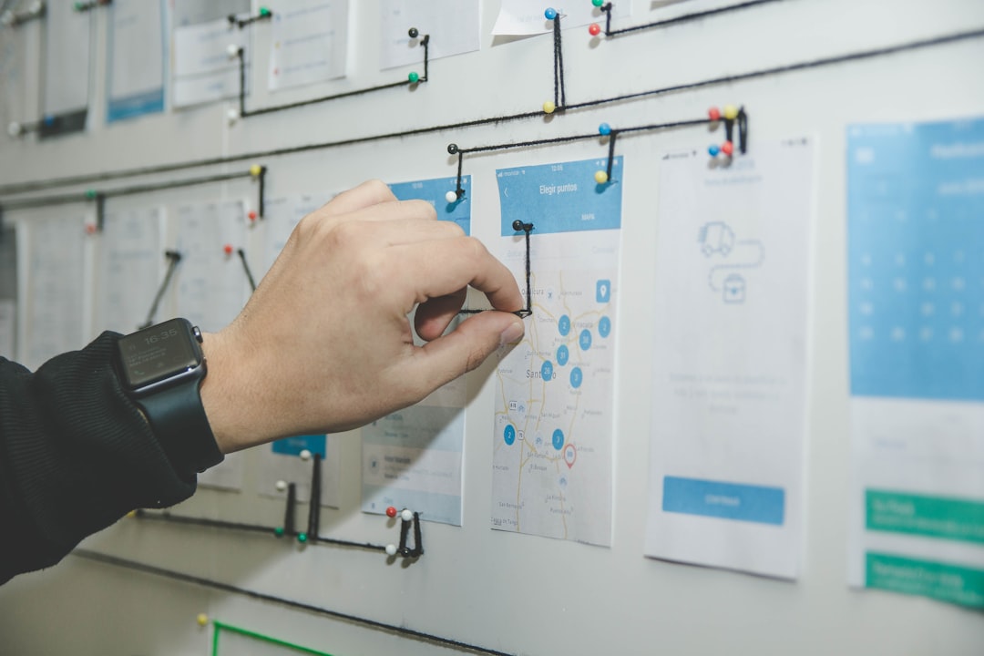 repeatable AI workflows mapped on a flowchart board