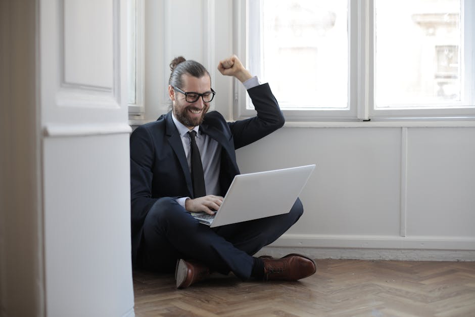 solo founder celebrating a business milestone