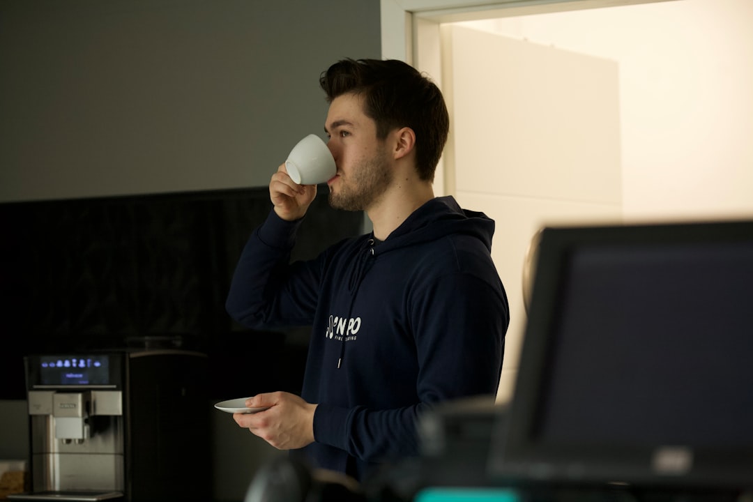 Solo founder running AI agents at night home office workflow