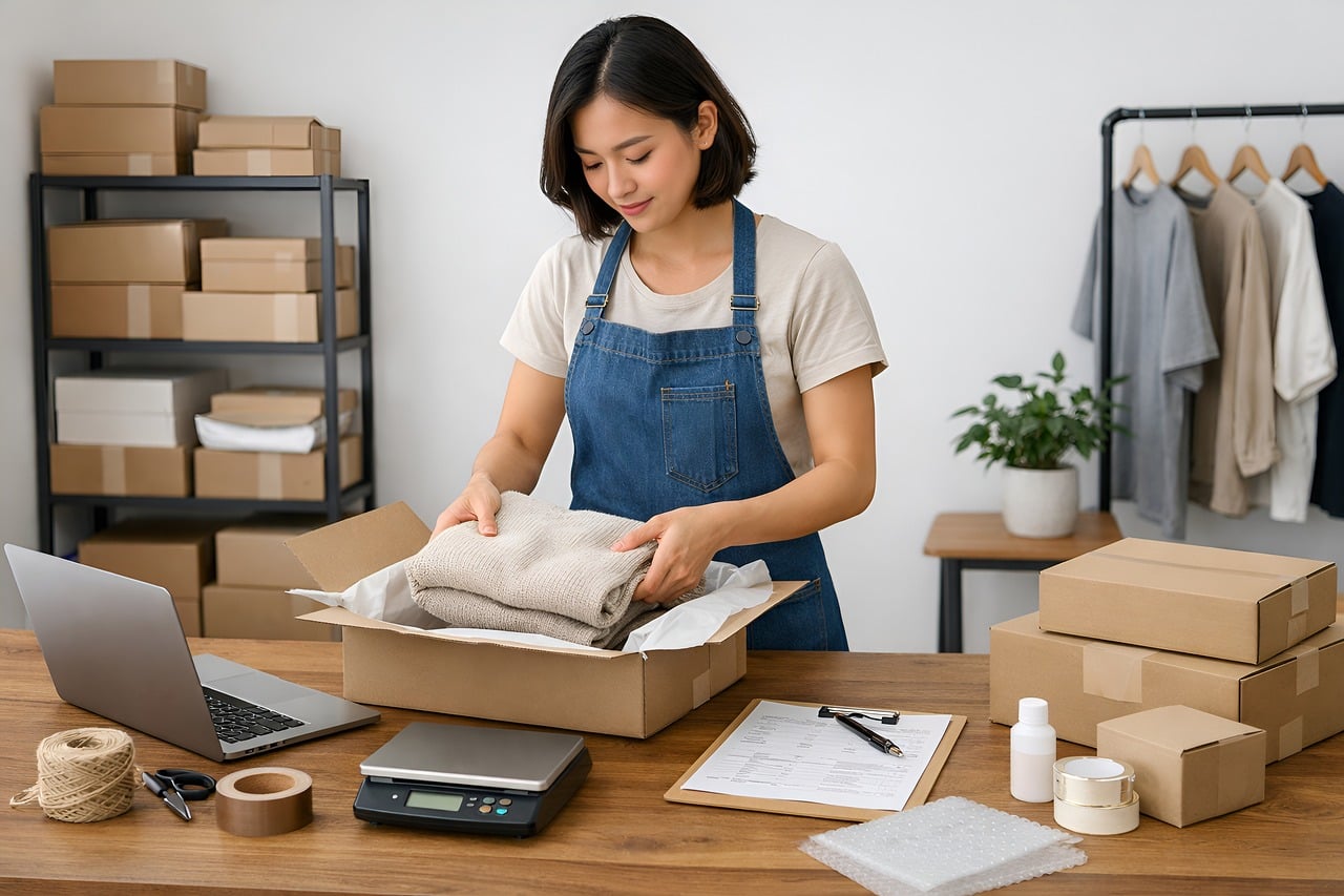 Solo merchant setting up product catalog for AI agents
