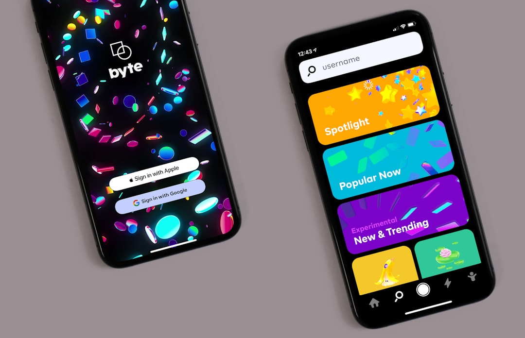 Mobile app interface design for micro-SaaS product built without coding