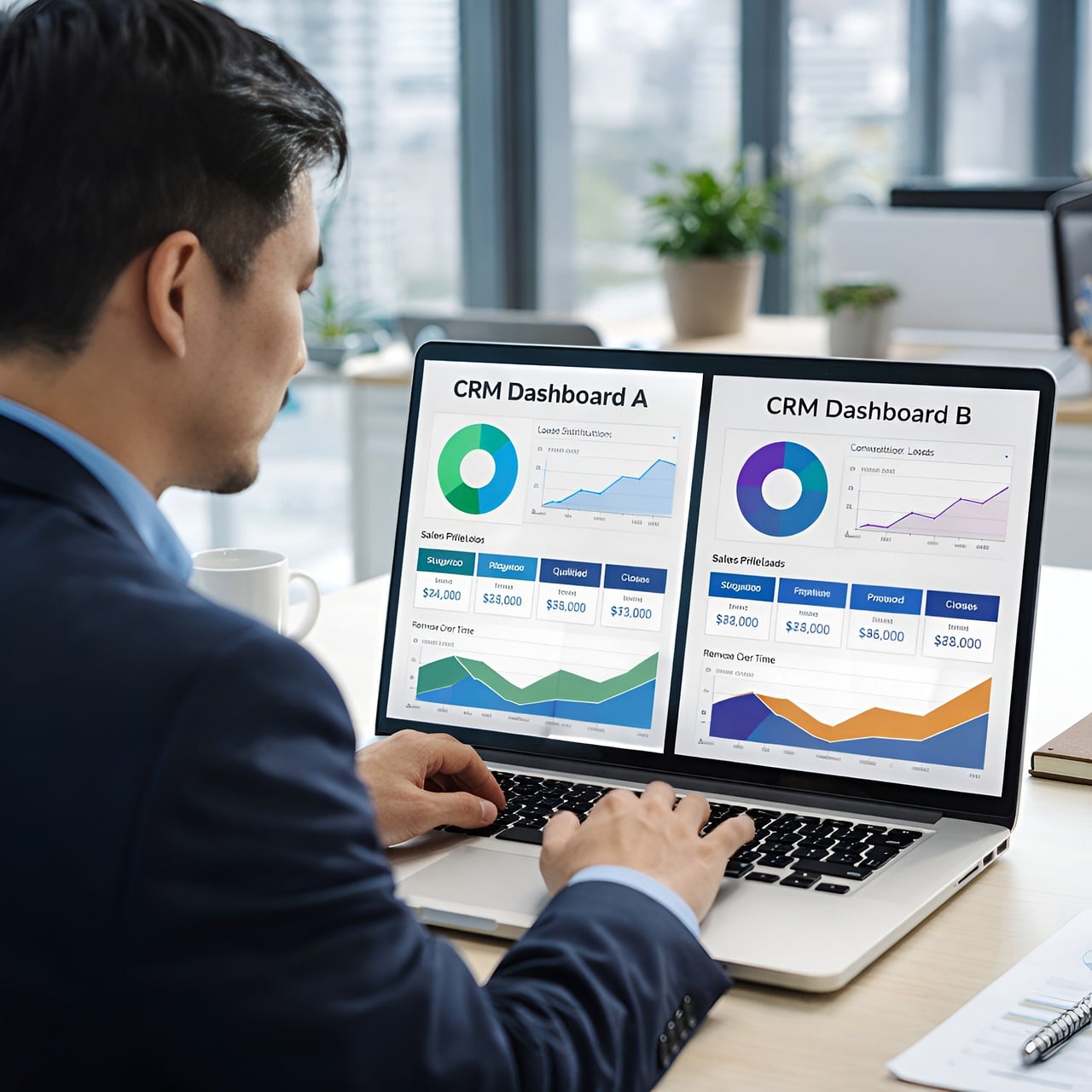 Micro-SaaS dashboard showing monthly recurring revenue analytics